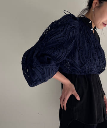 Pasterip(パセリ) One shoulder lace top