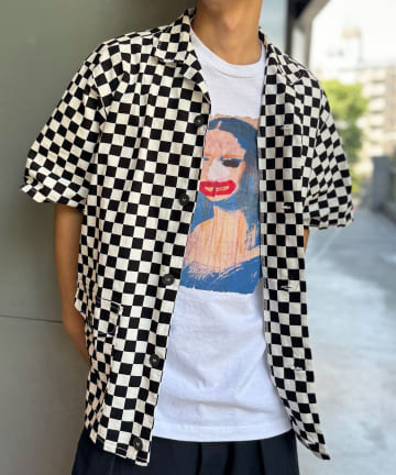 【SUNNYSPORTS/サニースポーツ】PRINTED BEACH SHIRTS