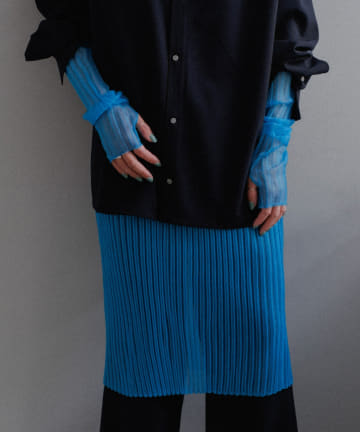 Pasterip(パセリ) Layering sheer skirt & gloves set