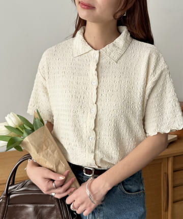 LOUNGEDRESS スタジャン ツイード Loungedress】ツイードスタジャン | OUTLET(アウトレット