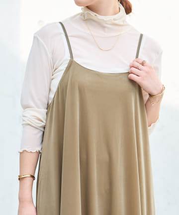 un dix cors(アンディコール) 《着回し・レイヤードが楽しめる》シアーカットソー