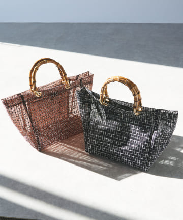 un dix cors(アンディコール) バンブーシアーバッグ