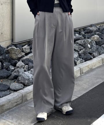 【PIKO企画/新色追加】2タックワイドパンツ
