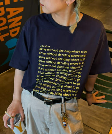 CIAOPANIC TYPY(チャオパニックティピー) 【WEB限定】メッセージプリント半袖Tee
