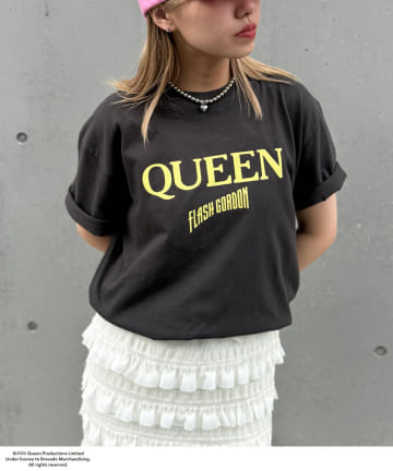 CIAOPANIC(チャオパニック) 【ユニセックス】【QUEEN/クイーン】ヴィンテージ加工ロックTシャツ