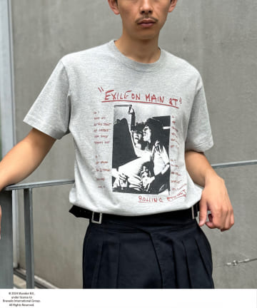 CIAOPANIC(チャオパニック) 【ユニセックス】【THE ROLLING STONES/ローリング・ストーンズ】ヴィンテージ加工ロックTシャツ