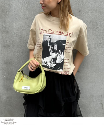 CIAOPANIC(チャオパニック) 【ユニセックス】【THE ROLLING STONES/ローリング・ストーンズ】ヴィンテージ加工ロックTシャツ