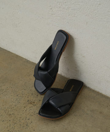 【GALENA/ガレナ】クロスフラットサンダル