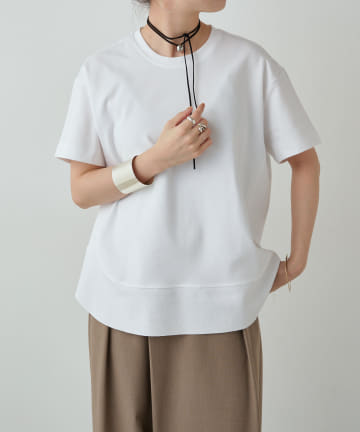 Omekashi(オメカシ) 裾キリカエTシャツ
