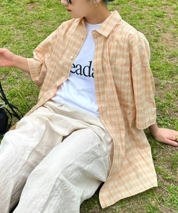 CIAOPANIC TYPY(チャオパニックティピー) ブロードビッグ半袖シャツ