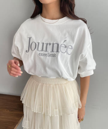 厚盛ロゴ刺繍パフＴシャツ
