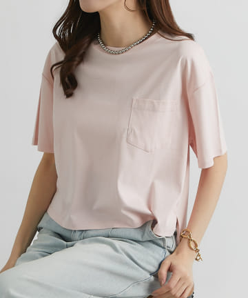 La boutique BonBon(ラブティックボンボン) ハート刺繍Tシャツ