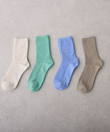 Remind me and forever(リマインドミーアンドフォーエバー) リブクルー丈ソックス