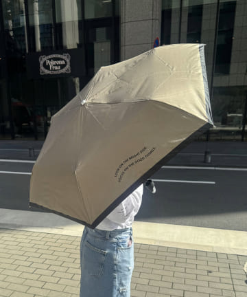 Lattice(ラティス) 【晴雨兼用】折り畳み傘(パイピング)