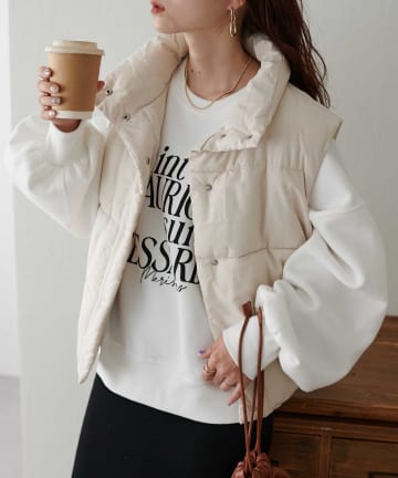 DUVETICA Dartin Bonaparte スワロフスキー　ダウンベスト ジャケット/アウターの通販 | PAL CLOSET(パルクローゼット