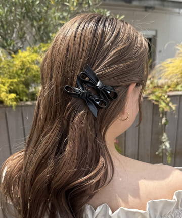 Lattice(ラティス) 【人気の為再入荷】シルバーリボンクリップセット(2P)