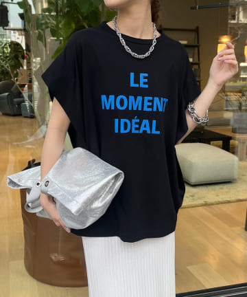 LE MOMENT フレンチスリーブTEE