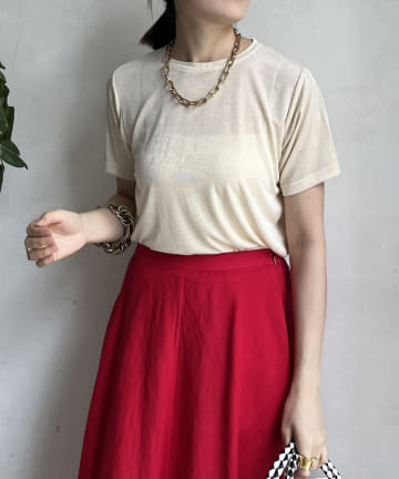 【WEB限定】シャイニージャージー半袖TEE