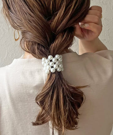 Lattice(ラティス) 【WEB限定】【人気の為再入荷】ビーズヘアゴム