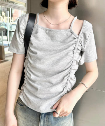 [mline]キャミデザインT