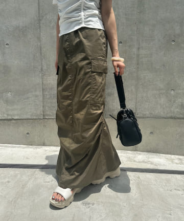 [mline]ミリタリーカーゴスカート