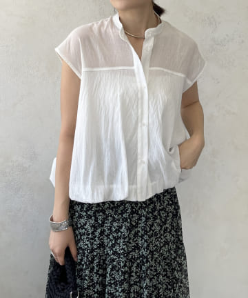 【WEB限定】バルーンフレンチ袖シャツ