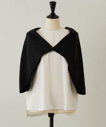 《HiROMITHiSTLE》ケープ付きカットソー