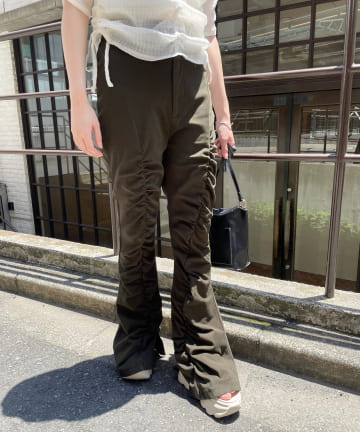 [mline]ギャザーカットパンツ
