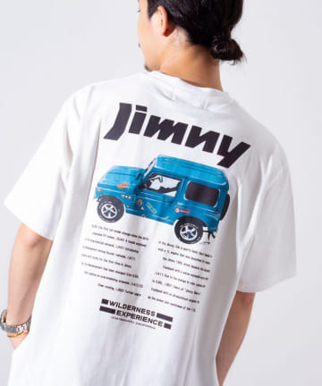 FREDY & GLOSTER(フレディ アンド グロスター) 【WILDERNESS EXPERIENCE×JIMNY】別注バックプリント T