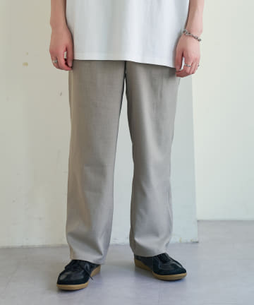 リネンライクイージーパンツ