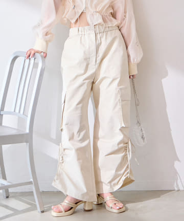 サイドドロストカーゴパンツ