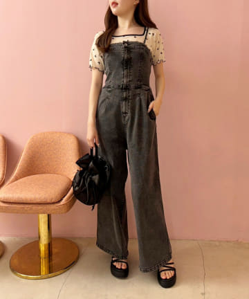【OTONA NICE】デニムサロペット/SM展開