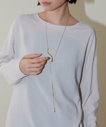 LARUTA(ラルータ) モチーフスライドチェーンロングネックレス