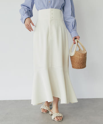 OUTLET(アウトレット) 【La boutique BonBon】コルセットマーメイドラインスカート