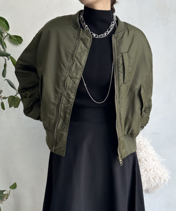 【WEB限定】MA-1ショートブルゾン