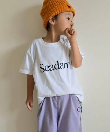 【KIDS】SEADAMロゴ半袖TEE