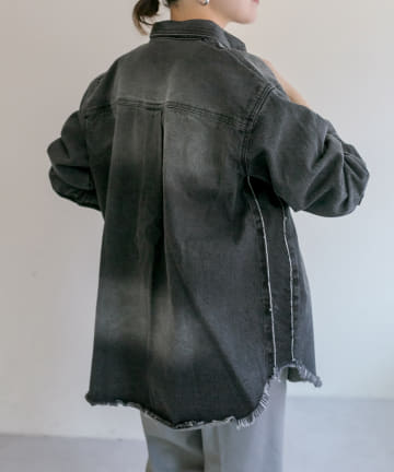 OUTLET(アウトレット) 【ear PAPILLONNER】デニムチュニックシャツ【SUM1 STYLE】