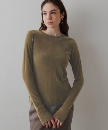 フロッキーチュールカットソー