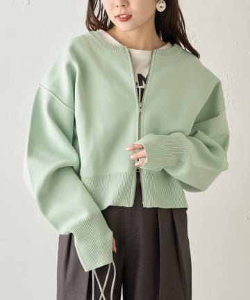 CIAOPANIC TYPY(チャオパニックティピー) スポンディッシュ2wayZIPカーデ