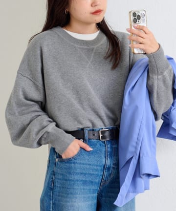 CIAOPANIC TYPY(チャオパニックティピー) 【綿100％で洗える】《16色展開》スウェットライクボリュームスリーブニット