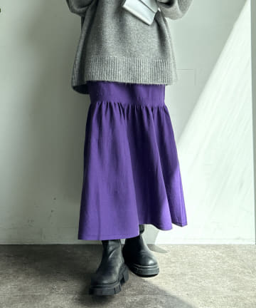 【WEB限定】マーメイドニットスカート