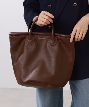 【新色登場！本革/ペットボトル並みの軽さ】Seaudeuxレザートートバッグ