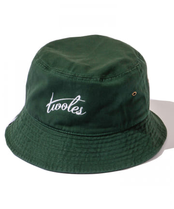 OUTLET(アウトレット) 【twoles】LOGOバケットハット