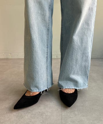 ストラップヒールパンプス
