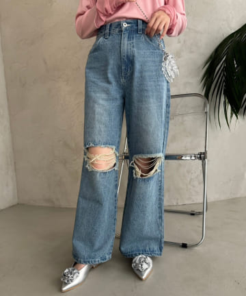 アソートワイドデニムパンツ