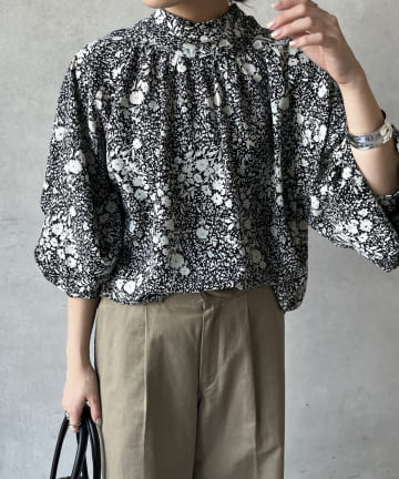 【WEB限定】ビッグボウタイ２WAYブラウス