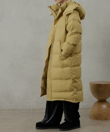 OUTLET(アウトレット) 【earthy_】ロングハイブリットダウンコート