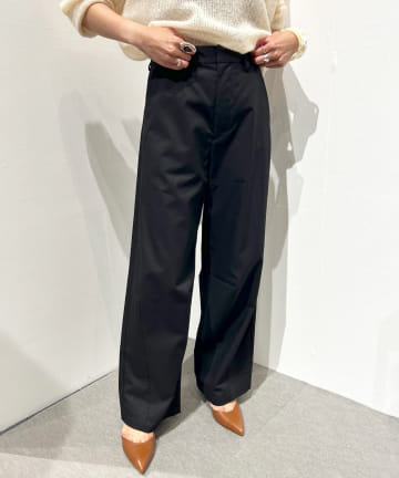 OUTLET(アウトレット) 【SHENERY】カーブシルエットチノパンツ