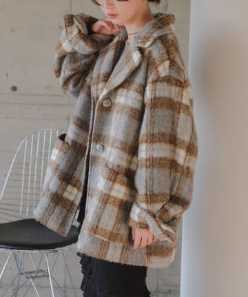 OUTLET(アウトレット) 【Kastane】【平成フラミンゴNICOさん着用】ブークレミドルコート