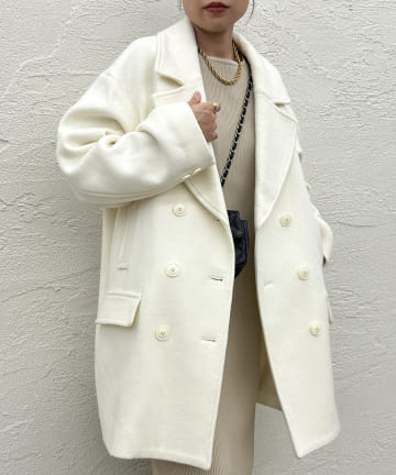 OUTLET(アウトレット) 【Loungedress】Pコート